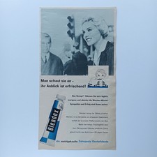 1959 Blendax Zahnpasta Zahncreme Werbeanzeige Werbung Reklame Advertising
