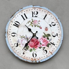 Rosen Vintage Küchenuhr