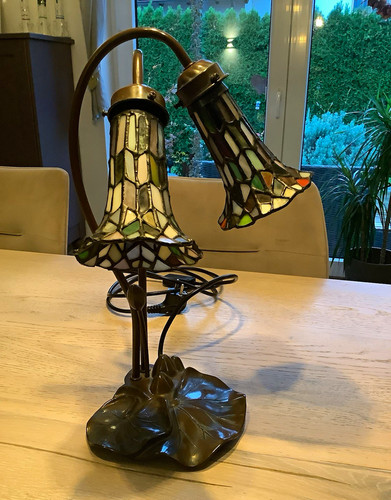 Tiffany tischlampe flammig - tiffany, 2-flammig