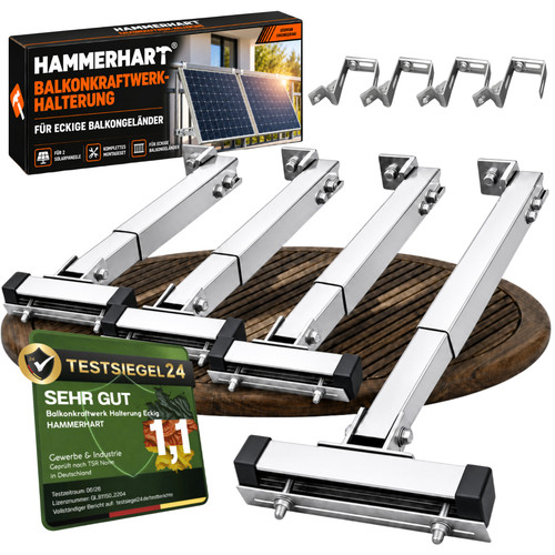 Balkonkraftwerk halterung - 4x,