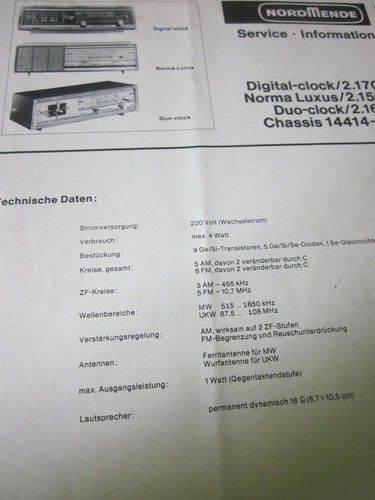 Nordmende digital clock - nordmende, clock,
