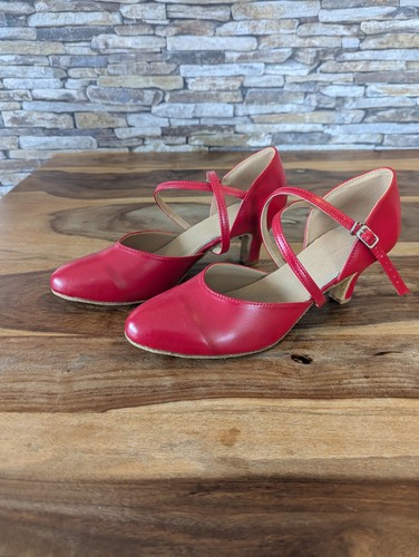 Tanzschuhe damen rot sohle - tanzschuhe, 41