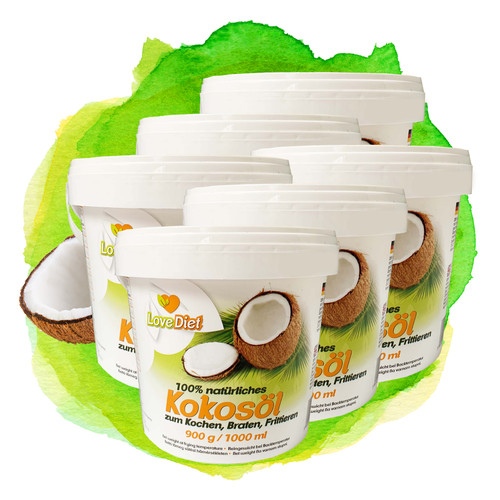 Lovediet kokosöl 6erpack - lovediet, x