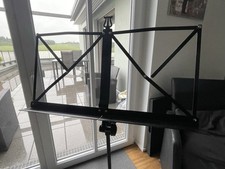 Notenständer Notenpult Notenablage Notenhalter Stabil Schwarz Faltbar