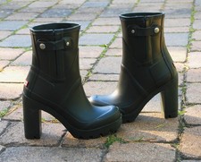 Hunter Stiefeletten, Ankle Boots,oliv,forest green,Gr. 38,neuwertig