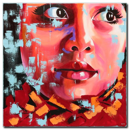 Acryl bild gemälde - gemälde, modern