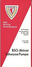 DDR-Liga 87/88 BSG Motor Schönebeck - Aktivist Schwarze Pumpe, 27.03.1988