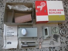 Zeiss IKON Kastenschloss von 1965 neuwertig + komplett inkl. Zyl. + 3 Schl APO55