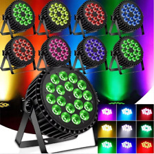 8X 270W PAR Can Bühnenlicht RGBW 18LED DMX Disco Lichteffekt DJ Party Licht Show