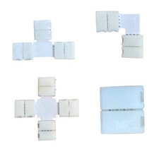 RGB LED Strip Leiste  L T Kreuz Form Verbinder Schnellverbinder Eckverbinder SMD