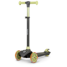 Kinderroller 3-Räder LIONELO Jessy Kinderscooter bis 50KG LED Räder Grey Green