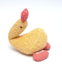 SIGIKID Ente Wule Gans Wulegans gelb orange rot 23 cm Frottee Stofftier