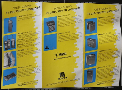 Yaesu zubehör ft 73r - ft-23, ft-73r