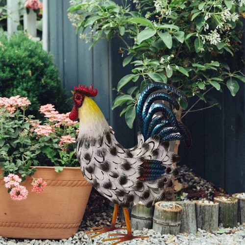 Metall hahn deko - hahn, garten
