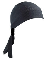 Schwarzes Bandana Cap Head