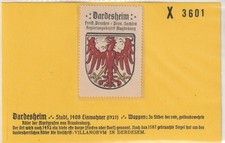 Reklamemarke Wappen von