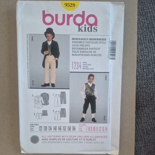 Burda 9528 biedermeier - burda,
