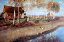 1 Kunstkarte  Worpsweder Meister Otto Modersohn    KO