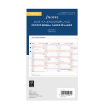filofax Kalendereinlage 2026 PERSONAL PROFESS. Jahresplaner Leporello 26-68476