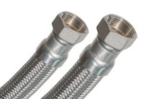 Panzerschlauch DN25 Edelstahl Flexschlauch Metallschlauch Heizung 1 Zoll ÜM