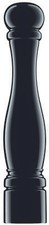 WMF Salzmühle Pfeffermühle Gewürzmühle H40 cm Birkenholz, schwarz