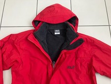 Jack Wolfskin Winterjacke Jacke Herren Rot Gr L + Fleece NEU TOP ZUSTAND 