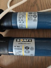 2x Somfy Oximo RTS 10/17