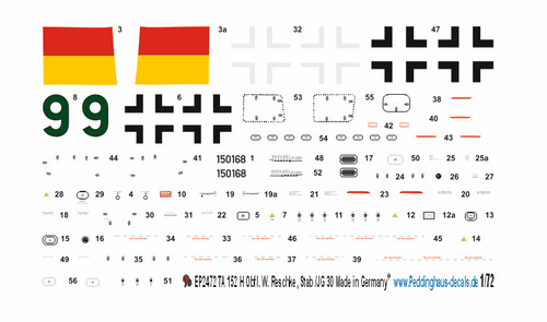 Peddinghaus decals ep2472 - 1/72,