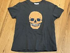 Zara T-Shirt Gr. 140, Halloween, Totenkopf, Wendepailetten