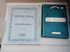 Lieder von Mendelssohn Klavier