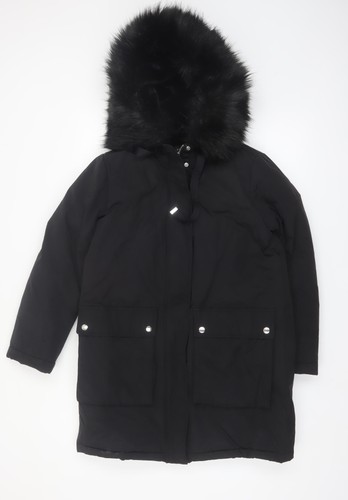 Zara damen schwarz kunstfell - damen,