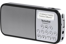 Technisat Taschen Radio Techniradio RDR DAB DAB+ UKW MP3 USB Akku Silber B Ware