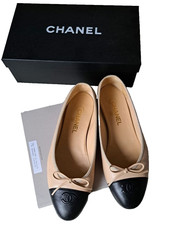 CHANEL Beige Schwarz