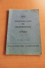 KÖLA Ersatzteilliste