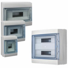 Kleinverteiler Feuchtraum IP65 AP Aufputz Unterverteilung Sicherungskasten 