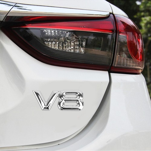 Emblem zeichen chrom - v8,