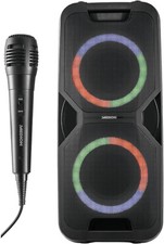 MEDION LIFE MD44498 Partylautsprecher Karaoke LC-Display Bluetooth Lichteffekte