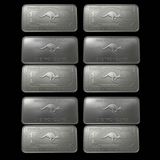 10x 1 OZ TITANBARREN KÄNGURU