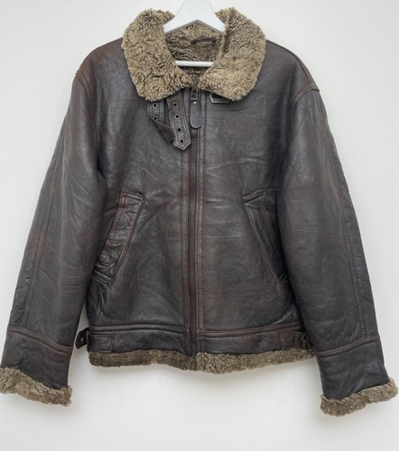 100 echt lammfell leder jacke - 100%,
