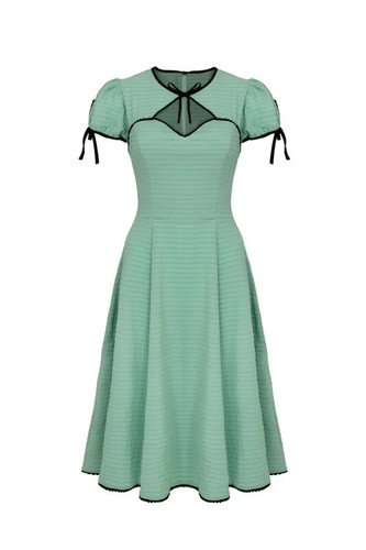 Hell bunny mittellanges kleid - hell,