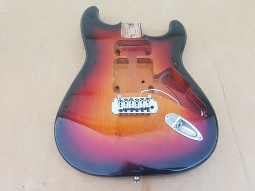 Sunburst stratocaster body - sunburst, &