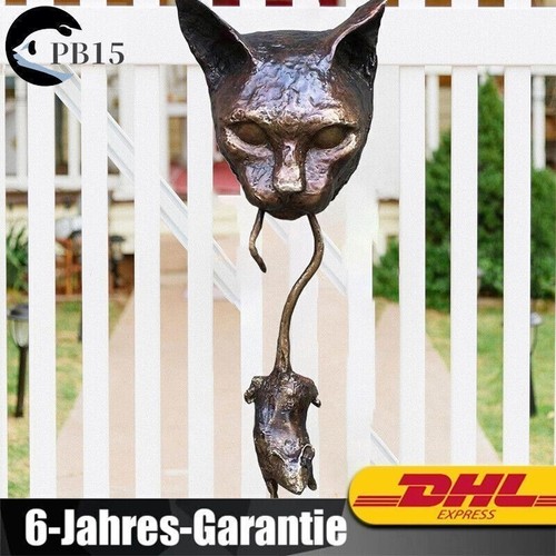 Katze türklopfer skulptur - katze,