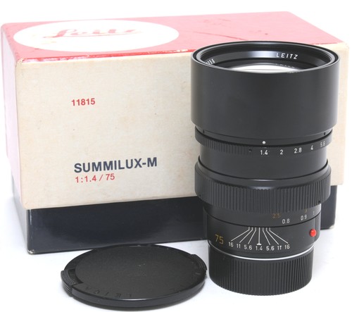 Leica 75mm summilux m - leica, summilux-m
