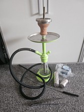 DUD Shisha Wasserpfeife Glas Hookah in Lemon Green