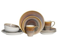 CreaTable Caldera Sand Kombiservice 8-tlg Steinzeug