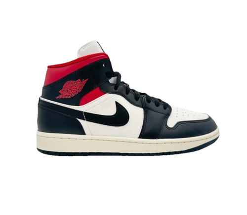 Air jordan mid black - 1, white