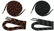 Schnürsenkel FEUERFEST - RUND 90-150cm Schweißer Feuerwehr schwarz - Aramid Nmex