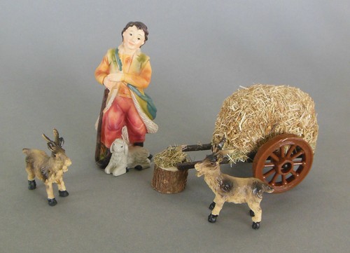 Hirte mit lamm ziegen und - hirte,