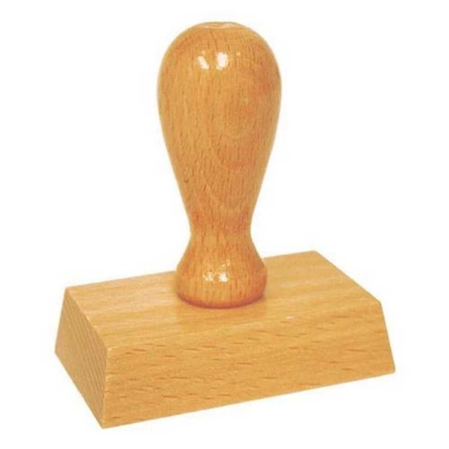 Holzstempel zeilen mit - -,