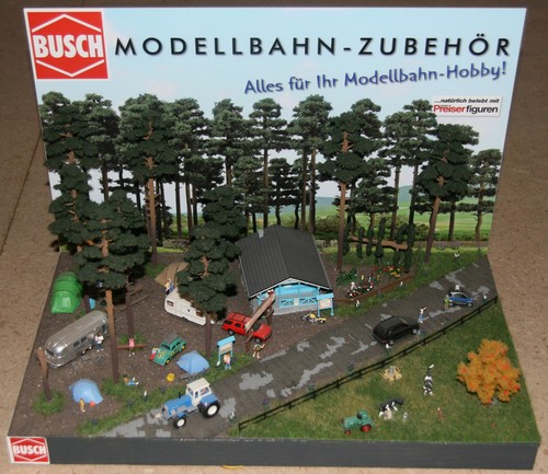 Busch diorama camping mit - camping,